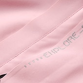 preiswerte Wasserdichte Jacken-Damen Windjacke Wanderjacke Regenmantel Außen Wasserdicht Winddicht Wanderoutfits Wanderbekleidung Frühling Herbst Oberteil Camping / Wandern / Höhlenforschung Laufen Rosa Rot Purpur