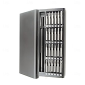 お買い得  手工具-25 in 1多機能ドライバーセットボックス、取り外し可能な磁気ドライバービット、スマートホームコンピューター電話修理用ポータブルツール
