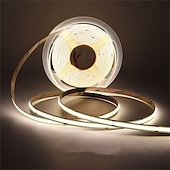 رخيصةأون أضواء شريط LED-شريط إضاءة ليد 10 أمتار، 320 مصباح ليد/متر، 16.4 قدم، شريط مرن عالي الكثافة، 3000-6500 كلفن، مصابيح ليد RA90، تيار مستمر 24 فولت