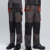 preiswerte Unterteile-Herren Cargohosen Wanderhosen Regenhose zum Wandern Patchwork Außen Normale Passform Wasserdicht Winddicht Schnelltrocknend Leicht Hosen Tasche Dunkelgrau Camping / Wandern Golfspiel Laufen S M L XL