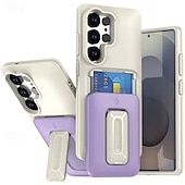 baratos Capa Samsung-telefone Capinha Para Samsung Galaxy S25 S25 Ultra S24 Ultra Plus S23 Ultra Capa traseira Com Suporte Antichoque PC