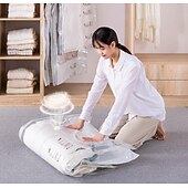 Χαμηλού Κόστους Τσάντες Αποθήκευσης-taili 1 τεμάχιο κρεμαστές σακούλες κενού ασφαλείας για ρούχα, κοστούμια και σακάκια, οργανωτές ντουλαπιών, ταξίδια