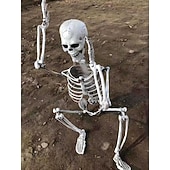 お買い得  ハロウィン-ハロウィンバーゴーストハウス脱出ゲームシミュレーションプラスチックスカルスケルトン小道具装飾