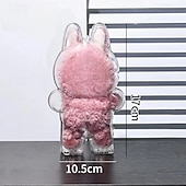 cheap Gifts-Protective Case ForLabubu The Monsters Have a Seat, Display Box Hard Case Accessories Cover with Silicone Strap White