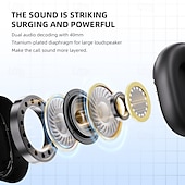 cheap TWS True Wireless Headphones-Hybrid Active Noise Cancelling Headphones Wireless Over Ear Bluetooth Headphones Foldable Wireless Headset 60H Playtime Hi-Res Audio Deep Bass Memory Foam Ear Cups Perfect for Travel &amp; Office