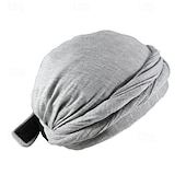tanie Czapka typu beanie-Męskie Czapka Beanie Czapki Czarny Biały Poliester Wygodny Dzienne zużycie Wyjściowe Jednolity/zwykły kolor Oddychający