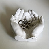 abordables Moisissure-Moule en silicone multifonctionnel en forme de main - idéal pour la fabrication de bijoux en résine, de bougies, de plantes succulentes et de décorations créatives pour la maison - kit de bricolage