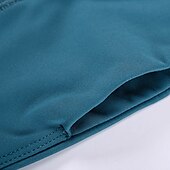 billiga Enkla Leggings-Dam Shorts Damasker Streetwear Ledigt Knelängd Hög midja Slät Elastisk midja Mateial som andas Elastisk Semester Gata Dagliga kläder Svart Blå Grön Ljusgrå Sommar Normal