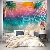 Strand Palme hängende Wandteppich Wandkunst große Wandteppich Mural Dekor Fotohintergrund Decke Vorhang Wohnraum Schlafzimmer Dekoration preiswerte Landschaftsteppich-Strand Palme hängende Wandteppich Wandkunst große Wandteppich Mural Dekor Fotohintergrund Decke Vorhang Wohnraum Schlafzimmer Dekoration