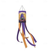 cheap Halloween Outdoor Decor-Halloween Windsocks Scary Halloween Hanging Windsock Flag Halloween Decorations for Outdoor Indoor Garden Home Yard Party Supplies