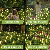 levne Zahradní osvětlení-2ks solární světluška zahradní světlo bublina rákos kymácející se trávník světlo pro terasu dvůr verandu garáž chodník sváteční krajinná dekorace
