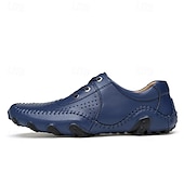economico sandali da esterno-Scarpe da passeggio traspiranti da uomo bianche con ritagli – mocassini estivi casual con suola morbida per la guida, le vacanze al mare, l&#039;esplorazione della città e il comfort per tutto il giorno nelle giornate calde