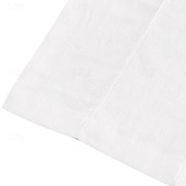 levne Dovolená-Pánské Plátěné kalhoty Kalhoty Letní kalhoty Plážové kalhoty Plisované kalhoty Kapsy Šňůrky Elastický pas Bez vzoru Pohodlné Prodyšné Dovolená Denní Plážové Havajské Cikánský Černá Bílá