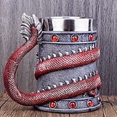 Недорогие Кружки и чашки-Винтажная китайская пивная кружка с драконом, подарочная кружка на Октоберфест, кофейная кружка в восточном стиле с 3D-дизайном дракона, большая креативная пивная кружка для мужчин в подарок