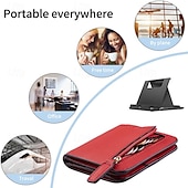 economico Supporto per telefono-Supporto portatile per telefono cellulare da scrivania, pieghevole, tascabile, universale, regolabile, compatibile con iPhone, iPad, Kindle e Android.