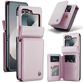 economico Cover Samsung-telefono Custodia Per Samsung Galaxy Z Flip 6 Custodia a Flip Cavalletto Resistente agli urti TPU Pelle PU