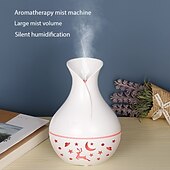 cheap Bedside Lamp-1pc USB Portable Humidifier with Essential Oil Diffuser  Quiet Operation Auto Shut-Off 7 Color Lights Nightlight for Home &amp; Office Use - Plastic Material
