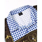 economico Abbigliamento Grafico-Camicie hawaiane Camicia Aloha bavarese Monaco Tedesco Alpino Grafico per Per uomo Adulti Stampa 3D  per Carnevale Birra Oktoberfest Spiaggia Vacanza Feste