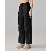 voordelige Bodems-Dames Cargohosen Wandelbroek Rechte broek Buiten Normale pasvorm waterdicht Zonbescherming Winddicht Sneldrogend Kleding Onderlichaam Trekkoord Lichtgewicht Zwart Khaki Kamperen / wandelen / grotten
