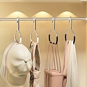 baratos Arrumação de Roupa-Pacote com 4 organizadores de chapéus para armário, alça para pendurar bonés de beisebol com ganchos, suporte para chapéus de caminhoneiro, cachecóis, gravatas, acessórios para exibição