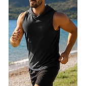 economico T-shirt e Canottiere da Corsa-Per uomo Canotta da corsa Canotta da palestra Senza Maniche Top Traspirante Asciugatura Rapida Leggero Allenamento in Palestra Tennis Golf abbigliamento sportivo Abbigliamento sportivo Tinta unita