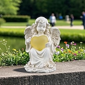 levne Zahradní osvětlení-1 ks solární krajinná světla láska andělská ozdoba nádvoří venkovní socha dekorace pryskyřičná světla