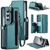 economico Cover Samsung-telefono Custodia Per Samsung Galaxy Z Fold 6 Custodia a Flip Cavalletto Resistente agli urti TPU Pelle PU