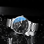 abordables Relojes de Cuarzo-827 Nuevo reloj de moda para hombre, resistente al agua y con luz nocturna, ideal para estudiantes, reloj de moda de tendencia lujosa para hombre.
