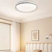 ieftine Lumini Reglabile-Lumină de tavan modernă, candelabru, lămpi de tavan cu LED, lumină de tavan cu LED-uri, lumini de cameră ultra-subțiri din lemn în stil japonez, lumini rotunde din lemn masiv pentru sufragerie, lumină