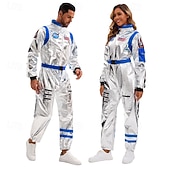 levne Kostýmy pro páry a skupiny-Astronaut předvečer Všech svatých Cosplay kostým předvečer Všech svatých Dospělé Pro páry Pánské Dámské předvečer Všech svatých Karneval Karneval předvečer Všech svatých Jednoduché Halloweensk
