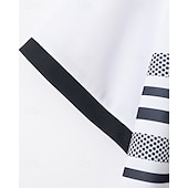 cheap Men&#039;s Classic Polo-Men&#039;s Golf Shirt Golf Polos Shirts Work Casual Lapel Short Sleeve Basic Modern Striped Buttons Summer Regular Fit White Pink Red Royal Blue Green Khaki Golf Shirt