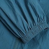cheap Outdoor Jackets-Men's Windbreaker Hiking Jacket Rain Coat Outdoor Waterproof Sun Protection Windproof Hiking Outfits Hiking Clothes Spring Autumn / Fall Top Camping / Hiking / Caving Running Black Blue Dark Blue