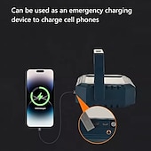 billige Lommelykter og campinglys-112LED campinglys USB oppladbar solcellelading vanntett flomlys bærbar utendørs campinglykt hjemme nødlys LED arbeidslys 1 stk