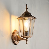 cheap Outdoor Wall Lights-Outdoor Light Fixtures Wall Mount Aluminium Waterproof Exterior Wall Lantern, Anti-Rust Outside Black Wall Sconce Porch Lights for House Garage, Doorway 85-265V
