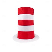 levne Doplňky-Kočka v klobouku Kočka Rukavice Sada příslušenství Vysoký klobouk Postavy z pohádek cosplay Filmové kostýmy for Unisex Dospělé předvečer Všech svatých Karneval Světový den knihy Výkon Vzdělávac