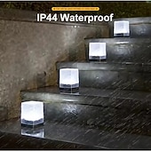 abordables Éclairage au sol-Lampe solaire multifonctionnelle alimentée par piquet de jardin, lampe d&#039;extérieur étanche et économe en énergie avec détecteur de mouvement pour balcon &amp;décoration de terrasse 1 pièce