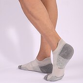 abordables Calcetines deportivos-1 Par Hombre Mujer calcetines de lana merino Calcetines para correr Mantiene abrigado Transpirable Anti ampollas Grueso Al aire libre tobillo Retazos Lana Merina Azul marinero Negro Blanco para Esqu
