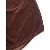 preiswerte Damen Einfache Oberteile-Damen Hemd Einfarbig Elegant Stilvoll Lässig Langarm Hemdkragen Normale Oberteile Täglich Knöpfe Rote Blau Braun Grün Sommer Frühling