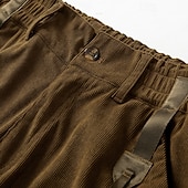 ieftine Clasic-Bărbați Pantaloni Scurți Cargo Pantaloni Scurți Pantaloni scurți de vară Pantaloni scurți din velur Multi Buzunare Buzunar cu clapă Simplu Confort Purtabil Lungimea genunchiului În aer liber sportiv