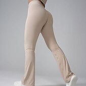 halpa Jooga-leggingsit ja sukkahousut-Naisten Fitness-housut Jooga leggingsit urheiluhousut levenevät Jooga Kunto Pilates Housut Musta Oranssi Ruskea Syksy Talvi Urheilu Urheiluvaatteet Mikrojoustava