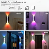cheap Puck Lights-1 Pc Led Charging Puck Lights Spotlight, Sensor  Night Light, Usb Charging, Three Color Dimming, Magnetic Installation, No Need For Wiring Or Punching Hole