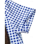 economico Abbigliamento Grafico-Camicie hawaiane Camicia Aloha bavarese Monaco Tedesco Alpino Grafico per Per uomo Adulti Stampa 3D  per Carnevale Birra Oktoberfest Spiaggia Vacanza Feste