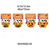 お買い得  ハロウィン壁タペストリー-ハロウィンの旗 ゴースト柄の旗 - 屋外用のクリエイティブなホリデーガーデンフラッグ、ハロウィン用の小さなガーデンフラッグ