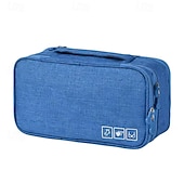 baratos Arrumação e Organização-bolsa de viagem para guardar sutiãs e meias, organizador leve multicamadas com fecho de zíper, tecido durável, roxo, lavável à mão, várias cores disponíveis