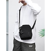 olcso Férfitáskák-férfi vízálló nejlon crossbody messenger táska – könnyű, többzsebes válltáska utazáshoz, munkába vagy hétköznapi használatra