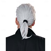 abordables Perruques de personnages de films-Perruques de cosplay Argent Bouclé Cheveux synthétiques Court Perruques Hommes Perruques Pour la fête