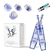 baratos Utensílios dermatológicos-Caneta nano redonda dr pen a1 com 15 peças/caixa, cartucho para microagulhamento, cuidados com a pele, maquiagem BB glow