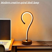 abordables Lampes de Table-Lampe de bureau créative en forme de point d&#039;interrogation pour salon, chambre à coucher, lumière tricolore, moderne et contemporaine, alimentée par USB pour chambre à coucher &lt;5v a / b