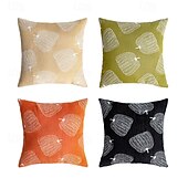 cheap Throw Pillows &amp; Covers-1 pcs Chenille Pillow Cover, Halloween Rectangular Traditional Classic