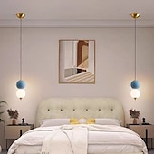 cheap Pendant Lights-Nordic Pendent Lamp Modern Simplicity Bedroom Bedside Lamp Personalized Creativity LED Restaurant Bar Aisle Chandelier